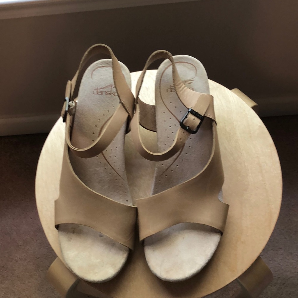 Nude Dansko sandal heels